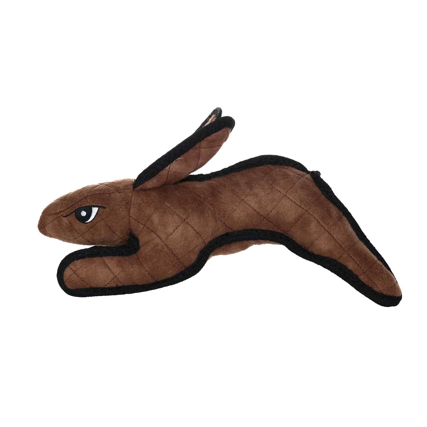 Tuffy Barnyard Rabbit - Brown, Durable, Squeaky Dog Toy - Happy Hounds Pet Supply