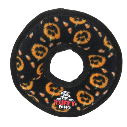 Tuffy Holiday Medium Ring Pumpkin, Durable Squeaky Dog Toy - Happy Hounds Pet Supply