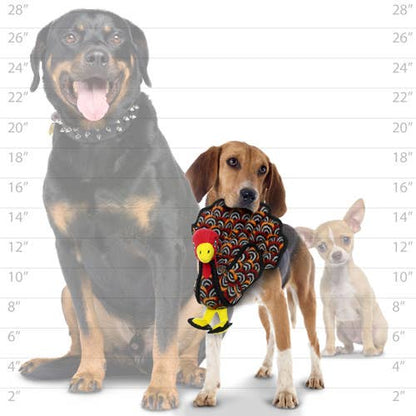 Tuffy Jr Barnyard Turkey, Durable, Tough, Squeaky Dog Toy - Happy Hounds Pet Supply