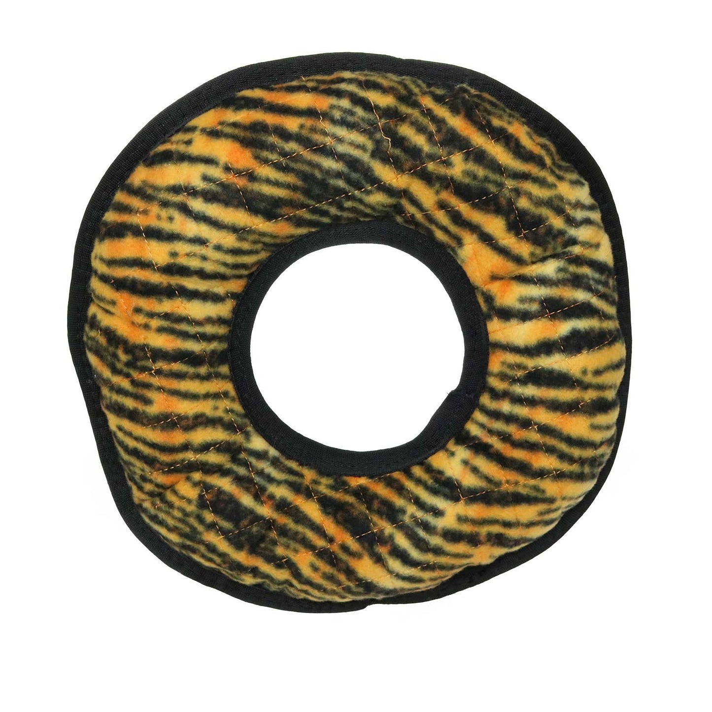 Tuffy Mega Ring Tiger, Durable, Tough, Squeaky Dog Toy - Happy Hounds Pet Supply