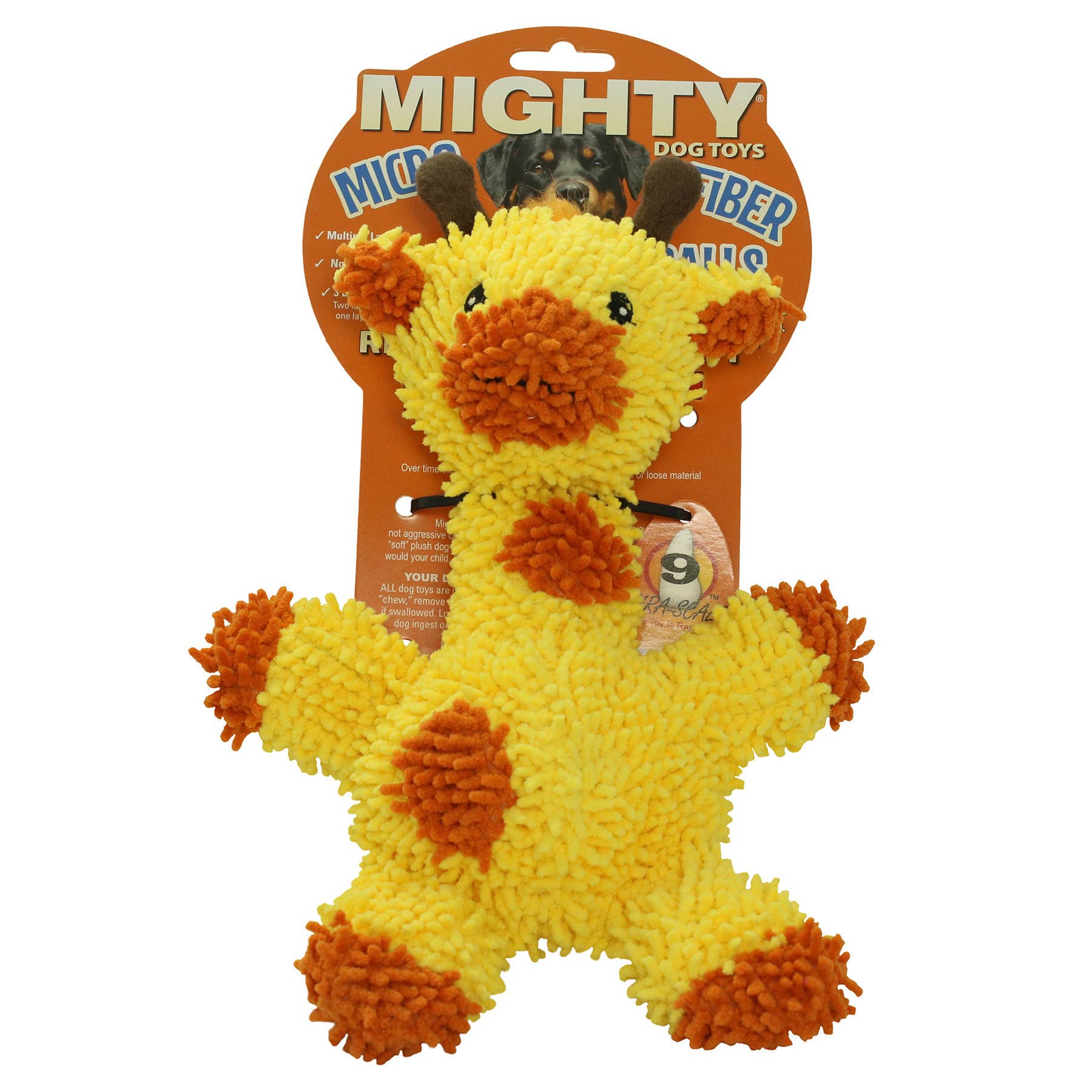Tuffy Mighty Microfiber Giraffe Dog Toy - Happy Hounds Pet Supply