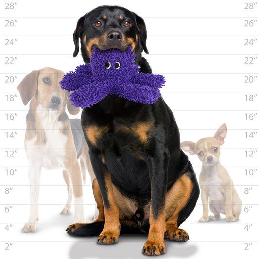 Tuffy Mighty Microfiber Octopus Dog Toy - Happy Hounds Pet Supply