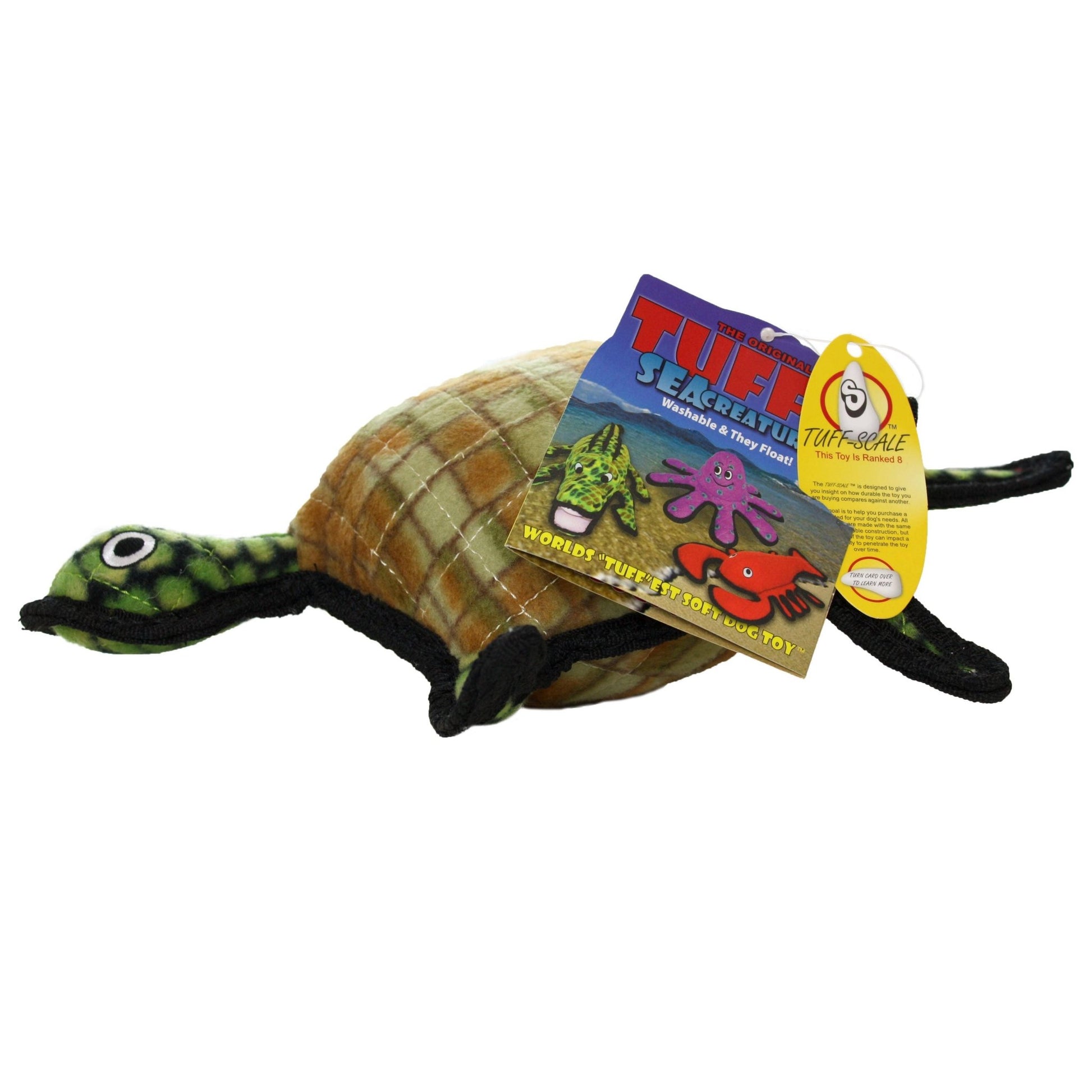 Tuffy Ocean Turtle, Tough, Durable Dog Toy - Happy Hounds Pet Supply