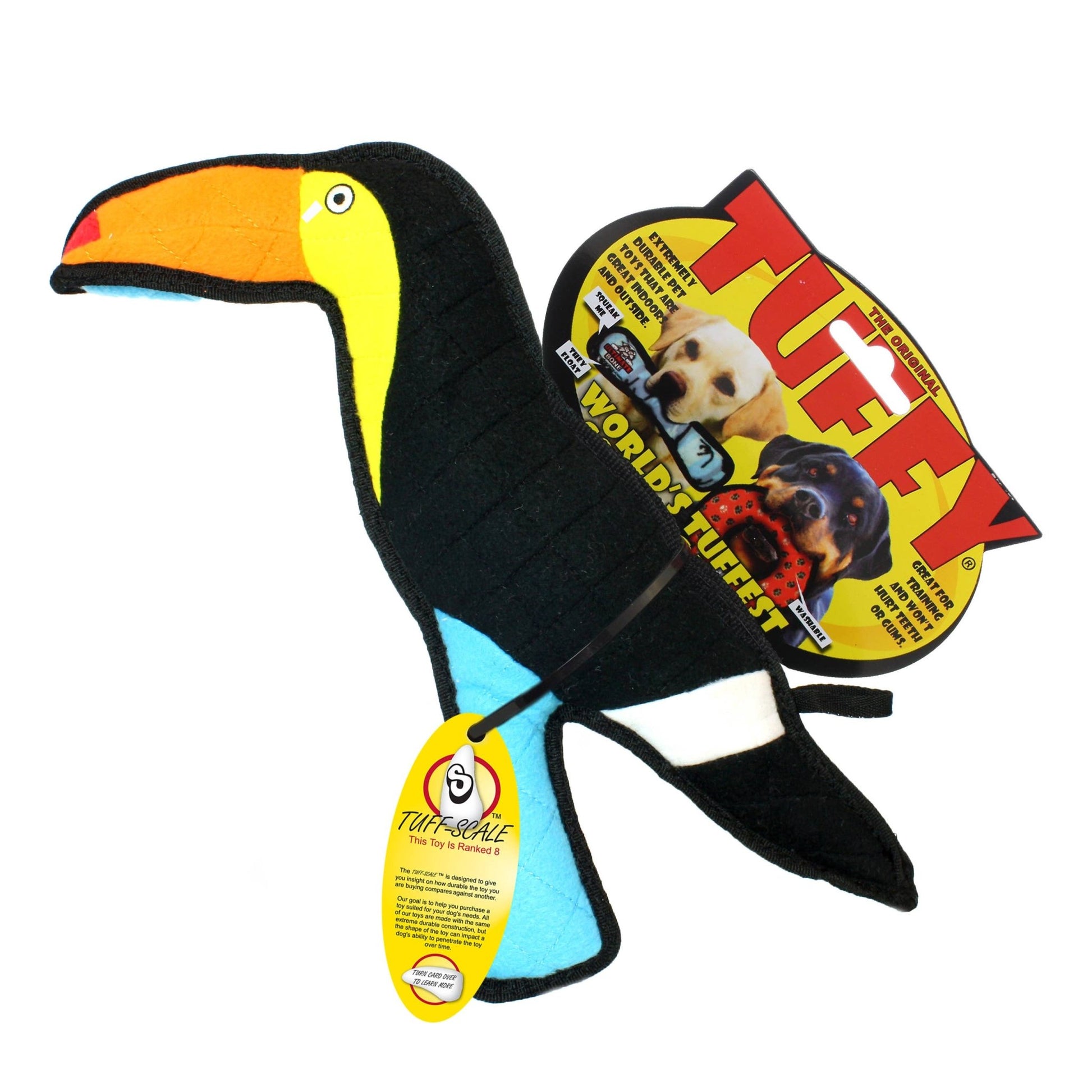 Tuffy Zoo Toucan, Tough, Durable Dog Toy - Happy Hounds Pet Supply