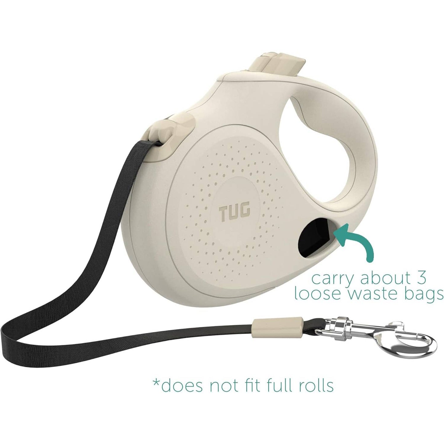 TUG Retractable Dog Leash with Integrated Dispenser - Happy Hounds Pet Supply