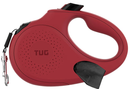 TUG Retractable Dog Leash with Integrated Dispenser - Happy Hounds Pet Supply