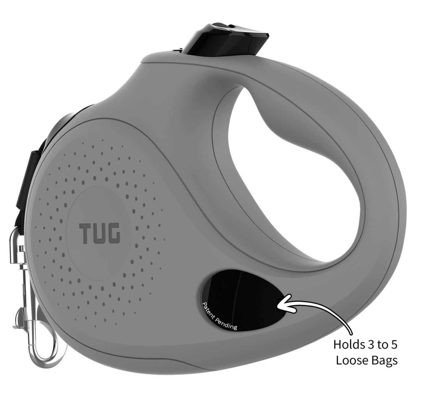 TUG Retractable Dog Leash with Integrated Dispenser - Happy Hounds Pet Supply