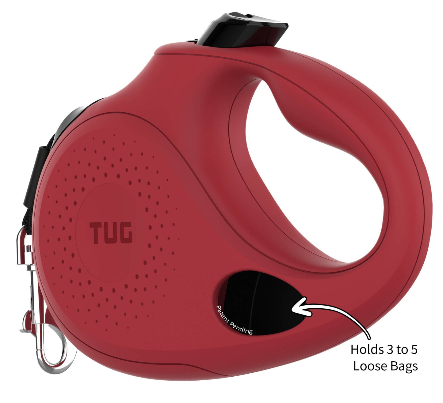 TUG Retractable Dog Leash with Integrated Dispenser - Happy Hounds Pet Supply