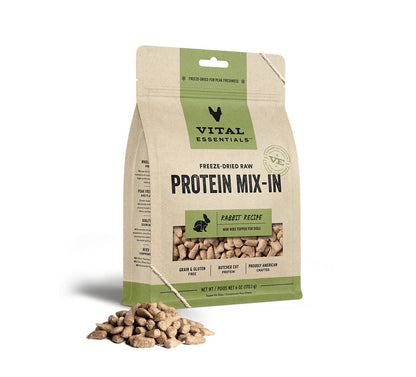 Vital Essentials Freeze-Dried Protein Mix-In Mini Nibs Toppers - Happy Hounds Pet Supply