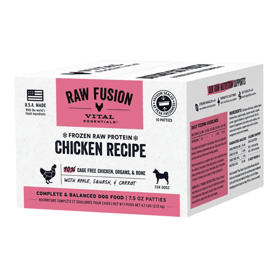 Vital Essentials Fusion Raw Frozen Dog Food - Happy Hounds Pet Supply