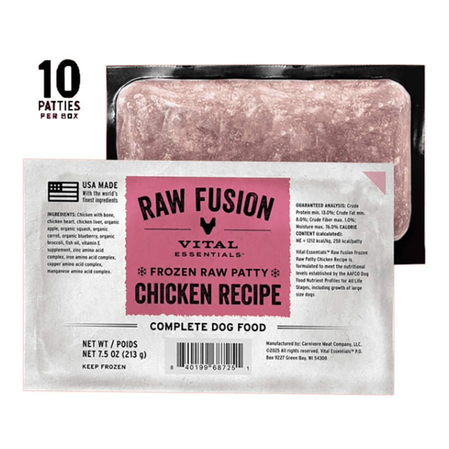 Vital Essentials Fusion Raw Frozen Dog Food - Happy Hounds Pet Supply