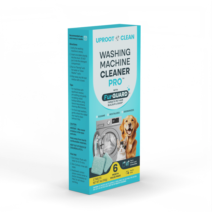 Washing Machine Cleaner Pro - 6 Month Value Pack (12 Tablets) - Happy Hounds Pet Supply