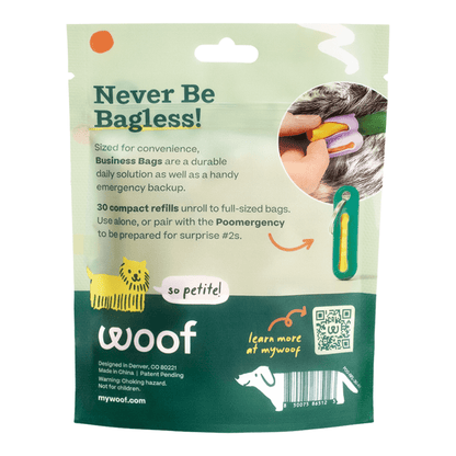 Woof Poomergency Starter Kit and Refills - Happy Hounds Pet Supply