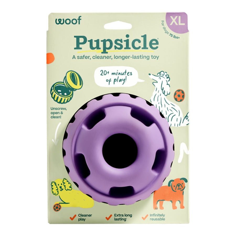 Woof Pupsicle Freezable Treat Dispenser - Happy Hounds Pet Supply