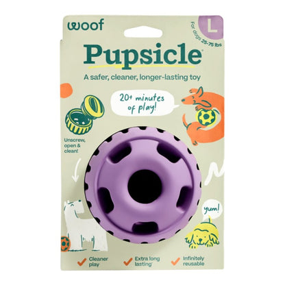 Woof Pupsicle Freezable Treat Dispenser - Happy Hounds Pet Supply