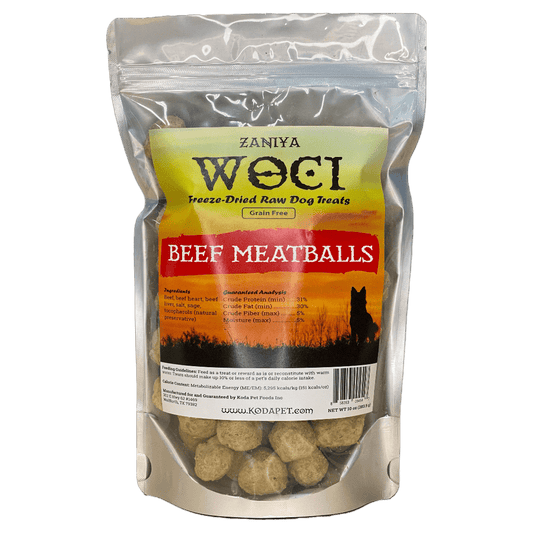 Zaniya WOCI Beef Meatballs - Happy Hounds Pet Supply