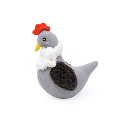 ZippyPaws - EcoZippy Cotton Cuddler - Chicken - Happy Hounds Pet Supply