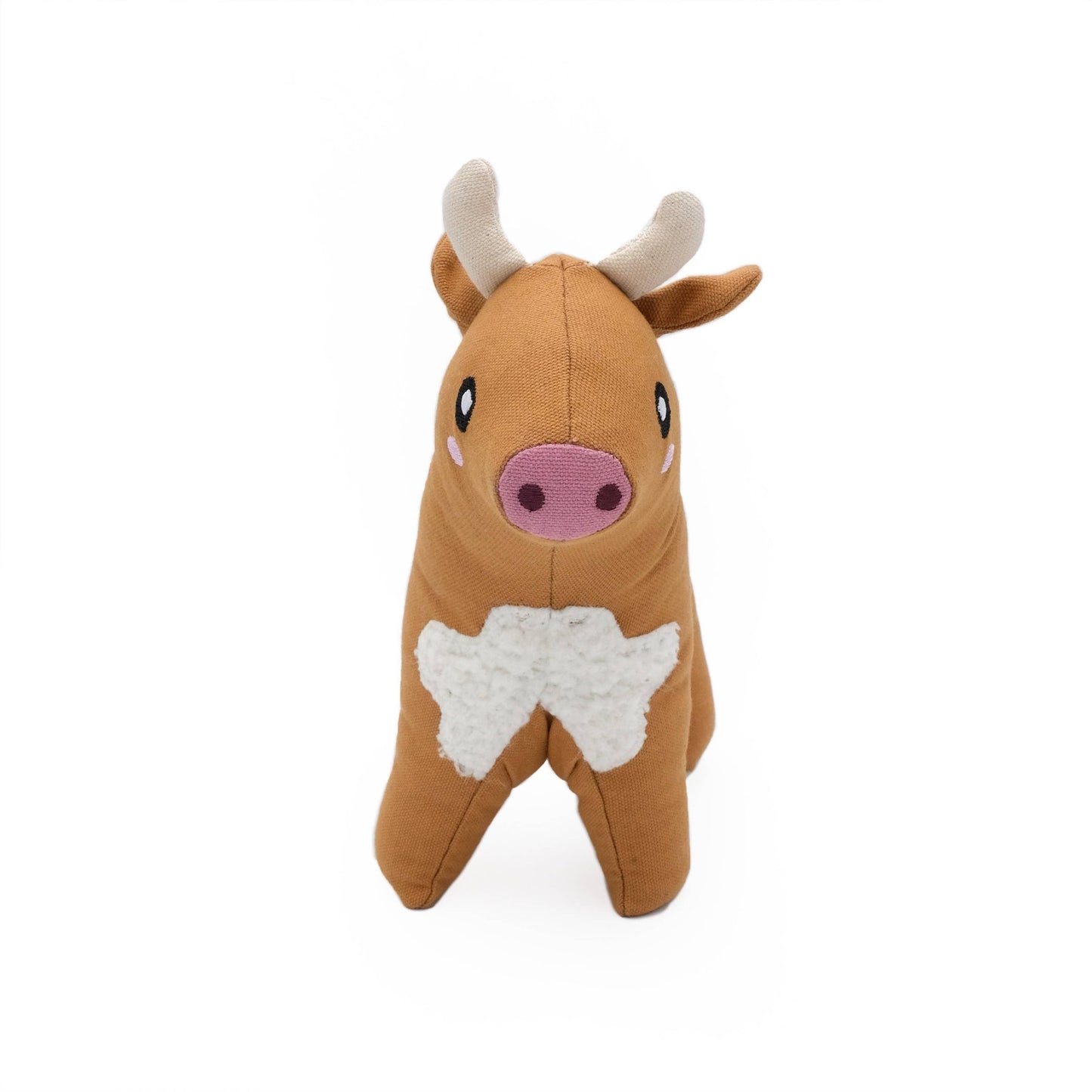 ZippyPaws - EcoZippy Cotton Cuddler - Cow - Happy Hounds Pet Supply