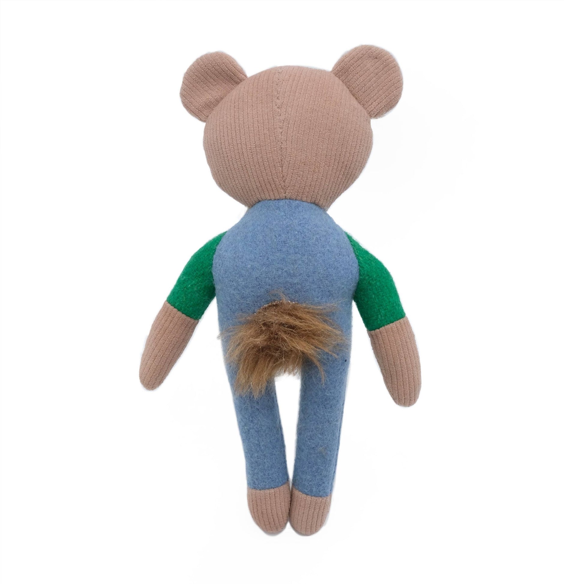 ZippyPaws - EcoZippy Felt Friends - Benjamin the Bear - Happy Hounds Pet Supply