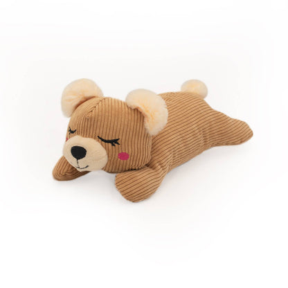 ZippyPaws - Snooziez with Shhhqueaker - Bear - Happy Hounds Pet Supply