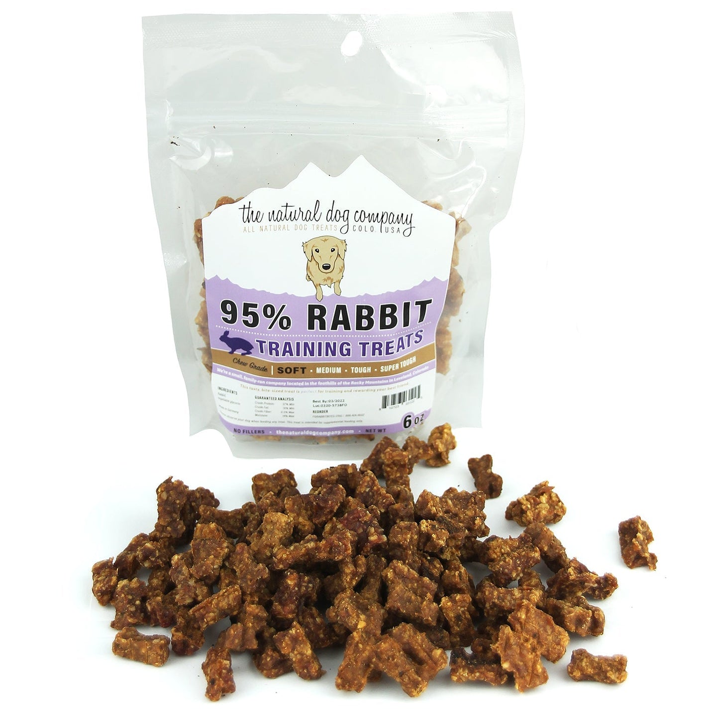 TNDC Bites 95% Training Treats Rabbit