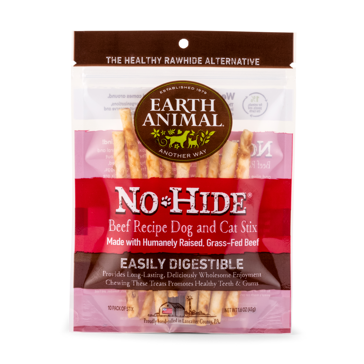 Earth Animal No Hide Stix Beef