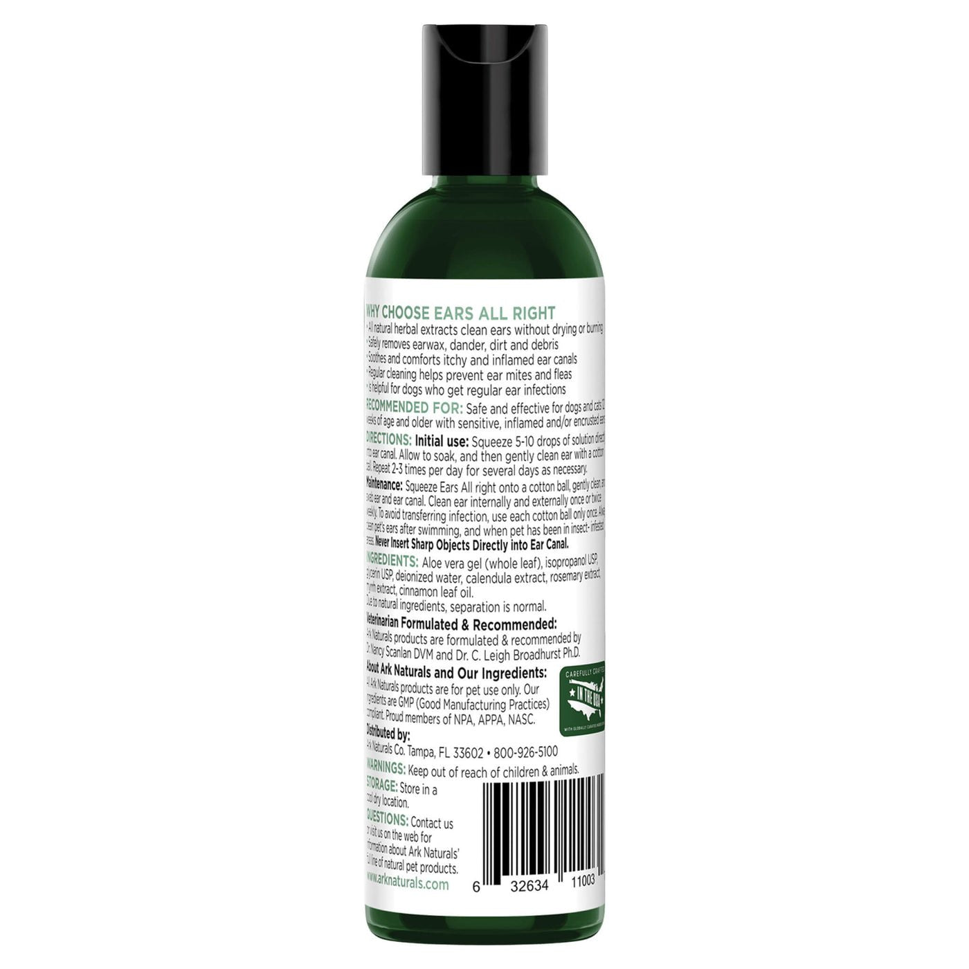 Ark Naturals Ears All Right Ear Cleaner