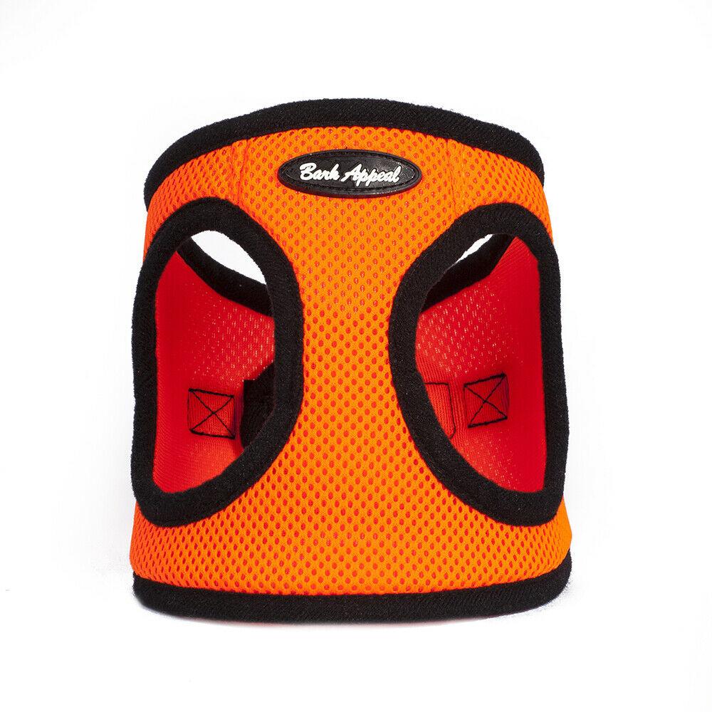 Bark Appeal Mesh Step-In Harness Orange