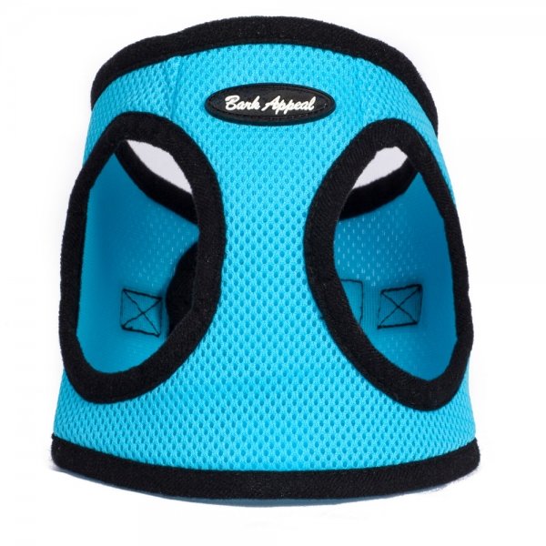 Bark Appeal Mesh Step-In Harness Aqua Blue