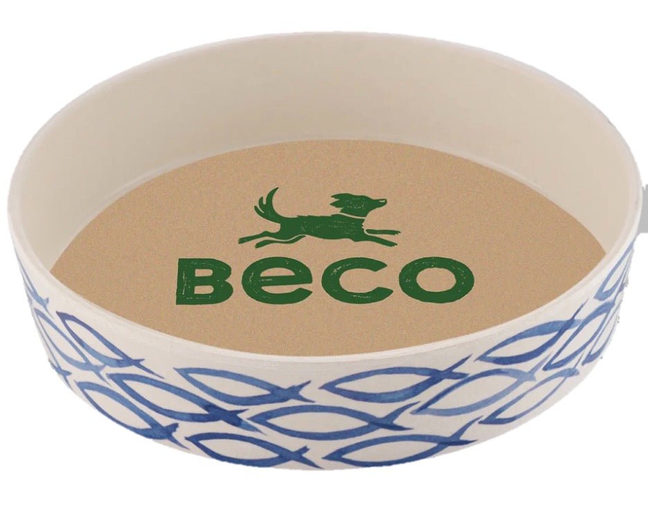 Beco Bamboo Bowls Cat Gone Fishing