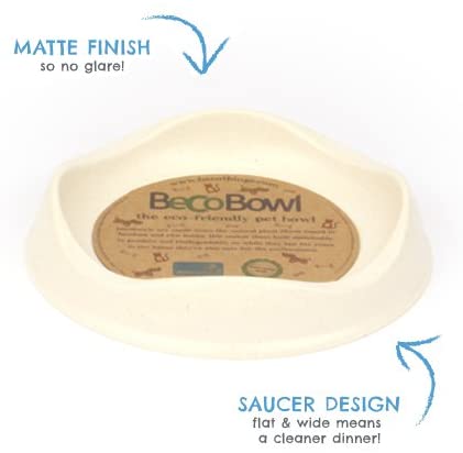 Beco Bamboo Bowls Cat Natural