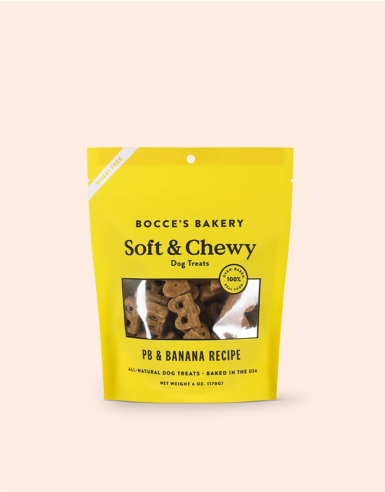 Bocce's - Soft & Chewy Treats 6oz PB & Bananna