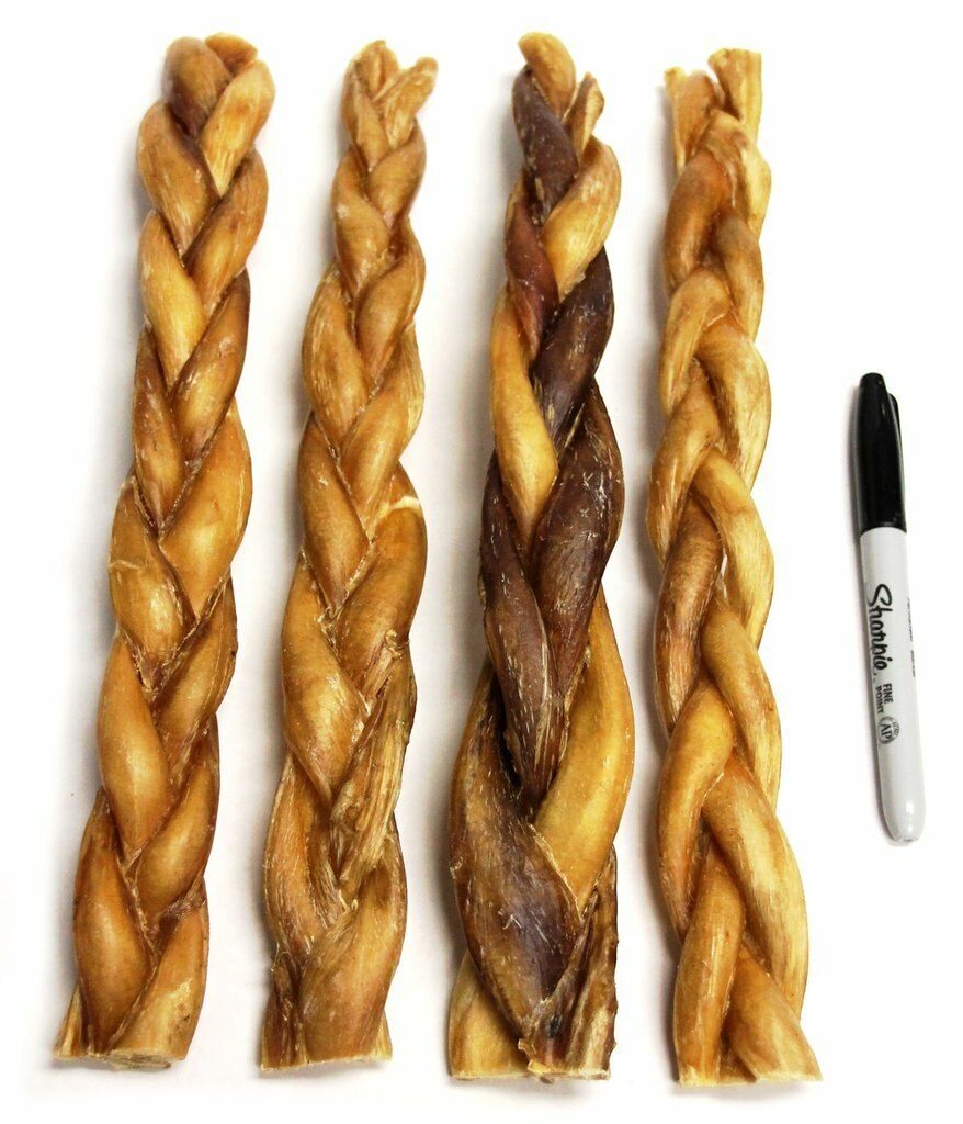 Braided Bully Sticks 12" Thick