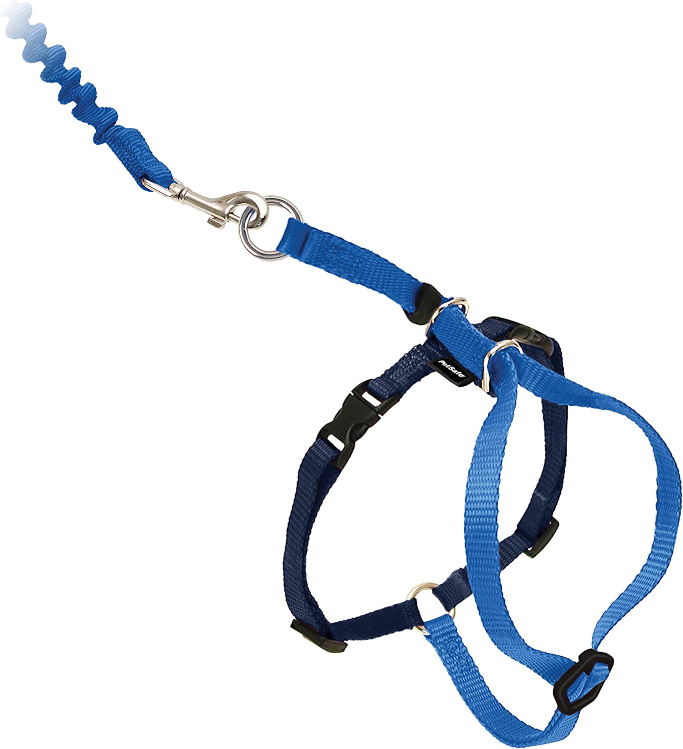 Come with Me Kitty Harness & Bungee Leash Blue