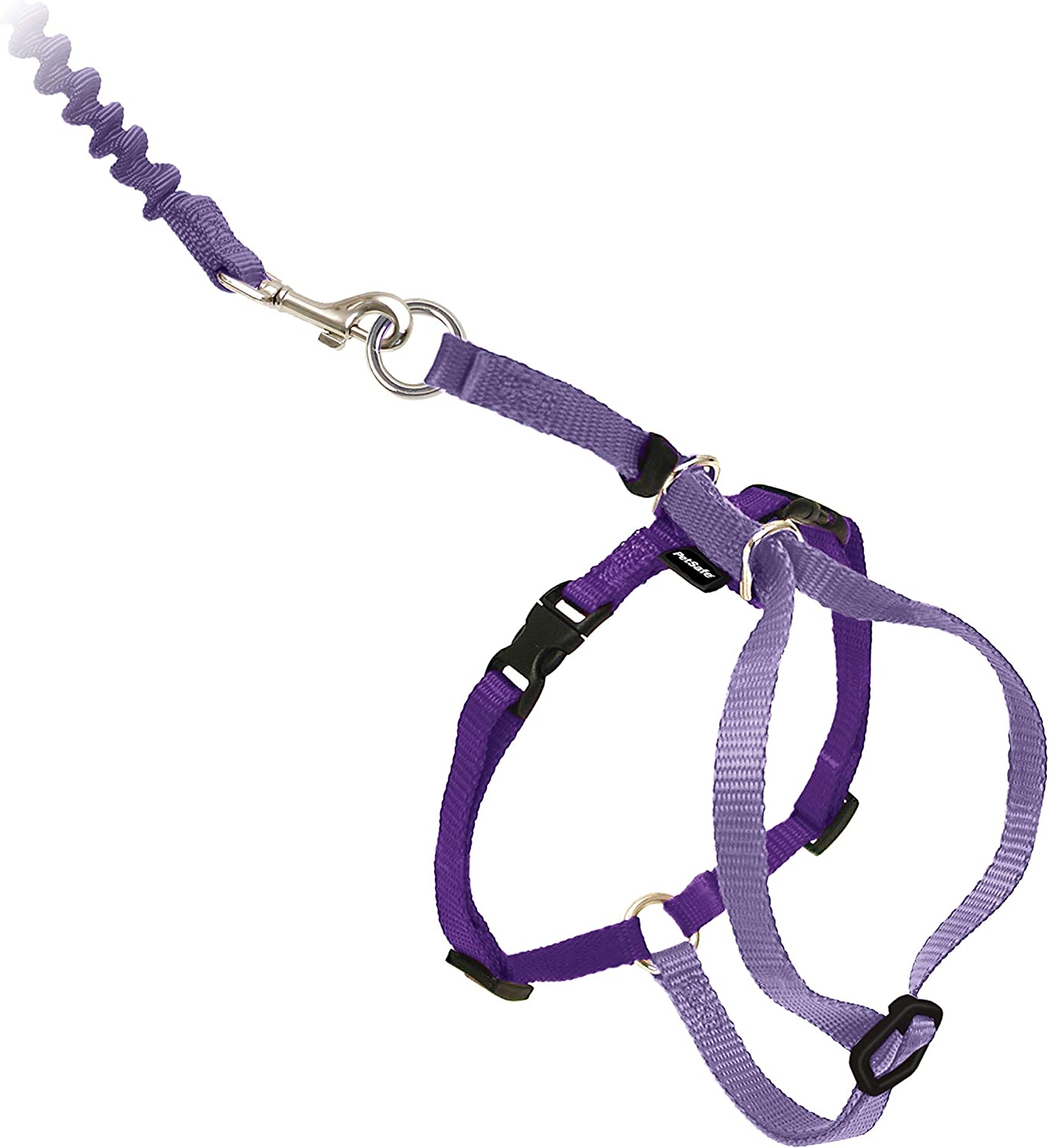 Come with Me Kitty Harness & Bungee Leash Black