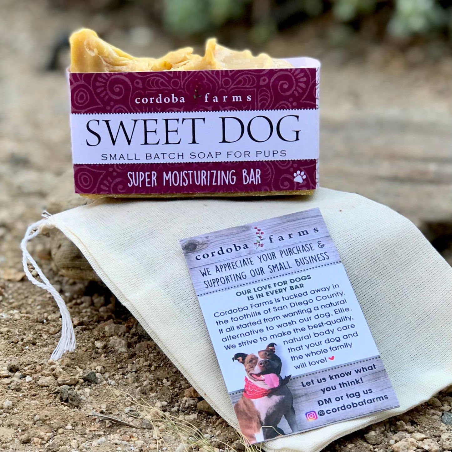 Cordoba Farms Shampoo Bars Sweet Dog Super Moisturizing
