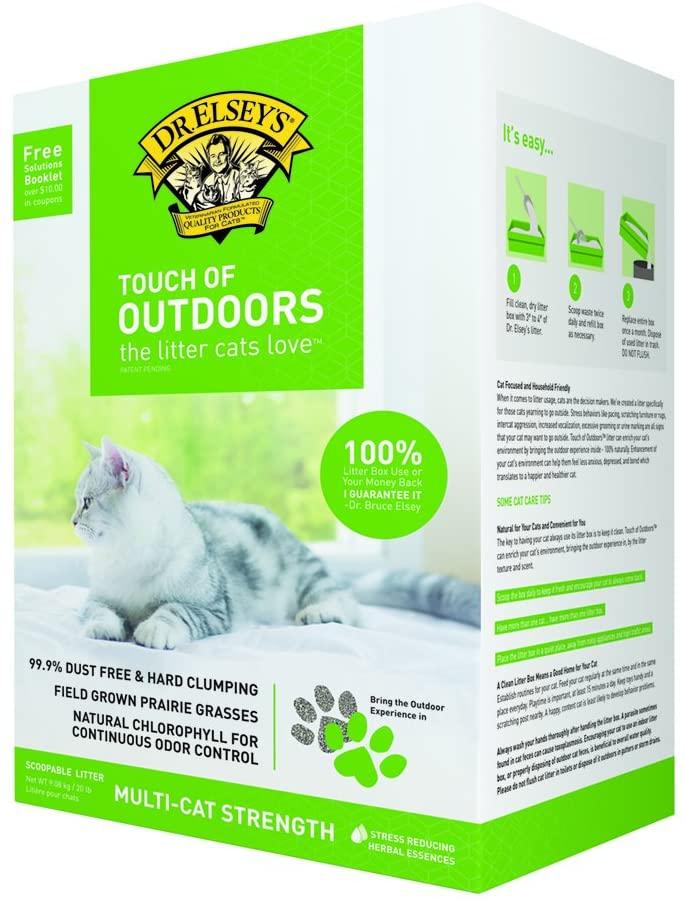 Dr Elsey's Cat Litter 20lb Touch Of Outdoors