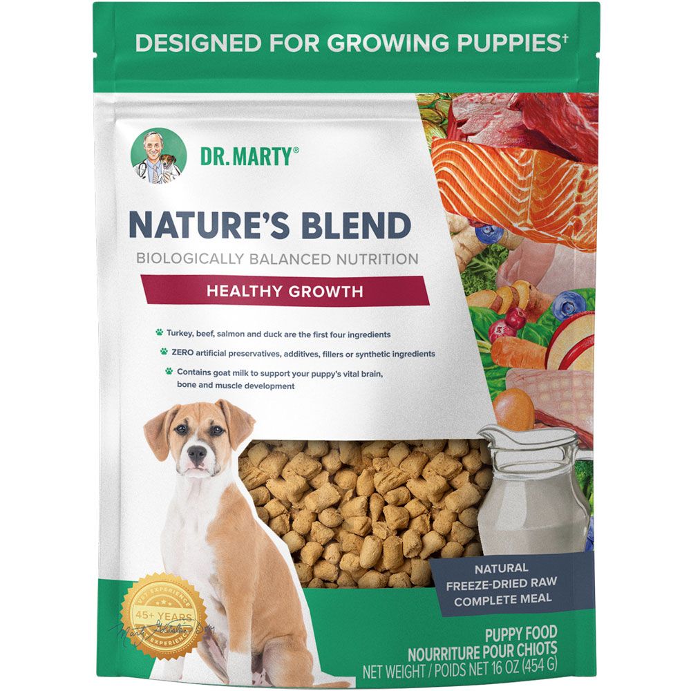 Dr. Marty's Freeze Dried Dog Food 16oz Healthy Growth Puppy