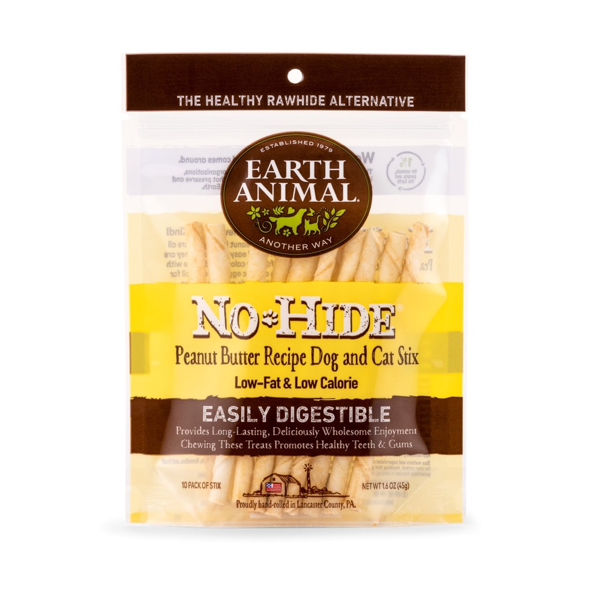 Earth Animal No Hide Stix Peanut Butter