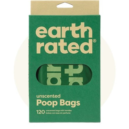 Earth Rated Poop Bags and Dispensers 120 handle bags Unscented