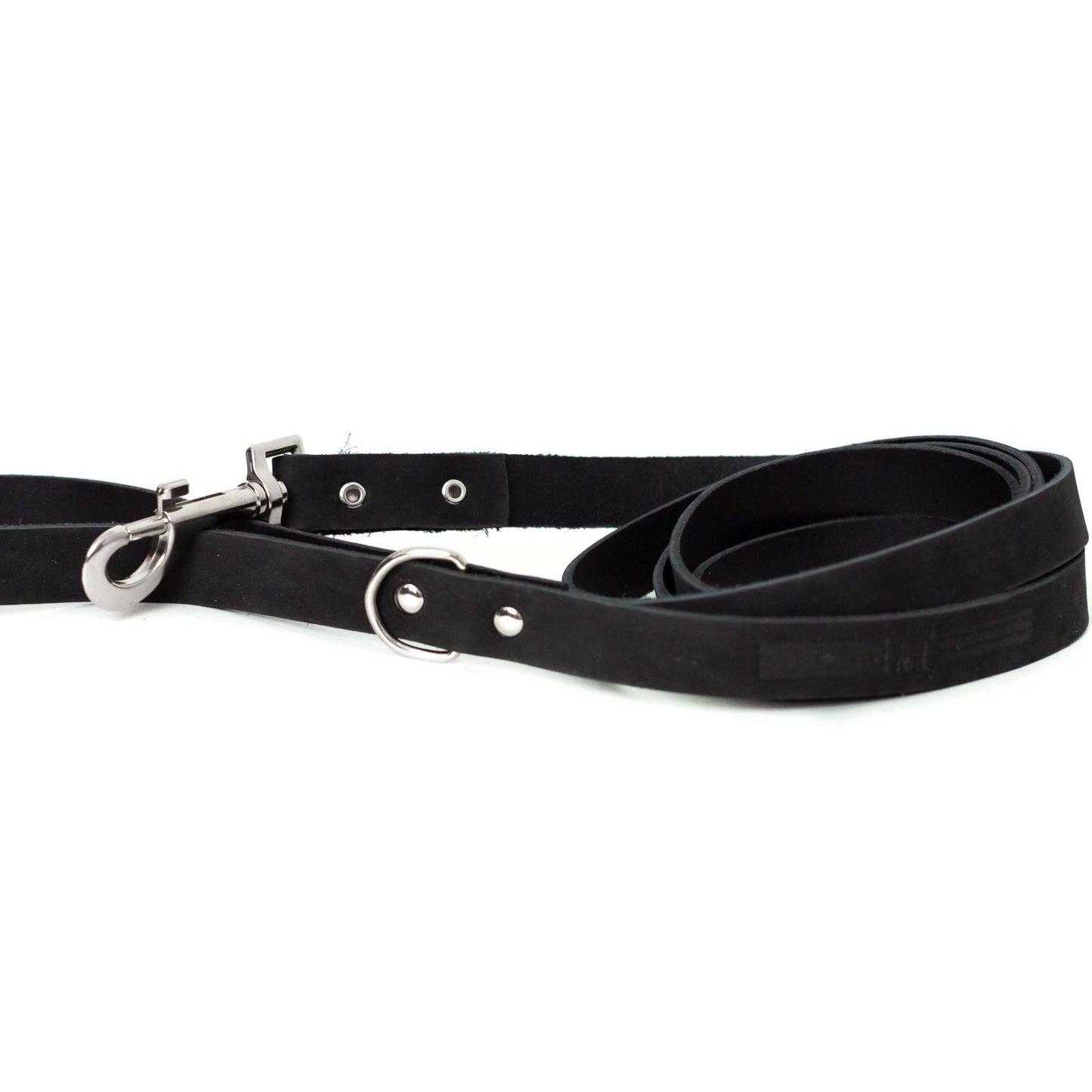 Euro Dog Leather Leashes Black Modern