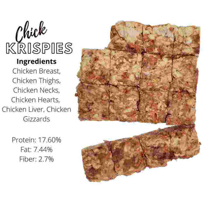 Freeze Dried Chicken Krispies (by ounce)