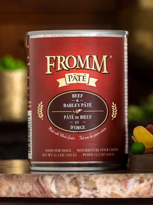 Fromm Pate Canned Dog Food Beef and Barley