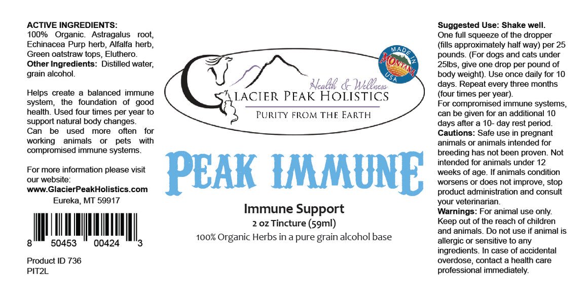 Glacier Peak Holistics Peak Immune