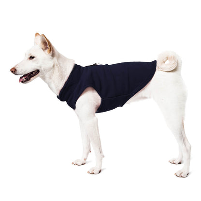 Gooby Fleece Vest with harness XS Navy