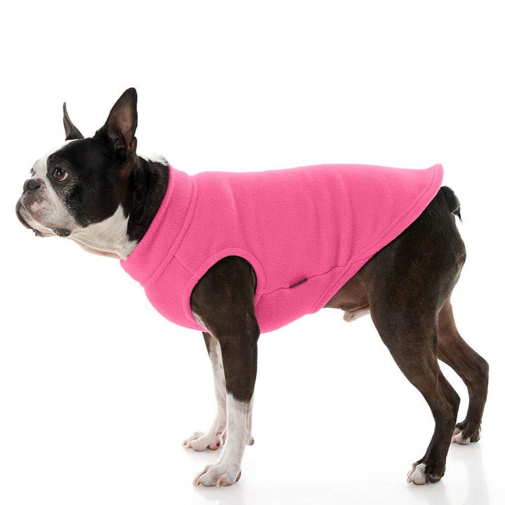 Gooby Fleece Half Stretch Dog harness Dog Coat