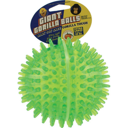 PetSport Spikey Gorilla Ball 4" No Squeak