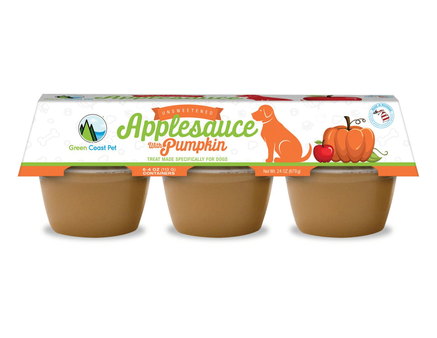 Green Coast Pet Applesauces Applesauce with Pumpkin