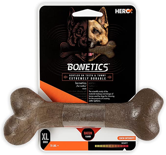 Hero Bonetics Dog Toys Bone Beef