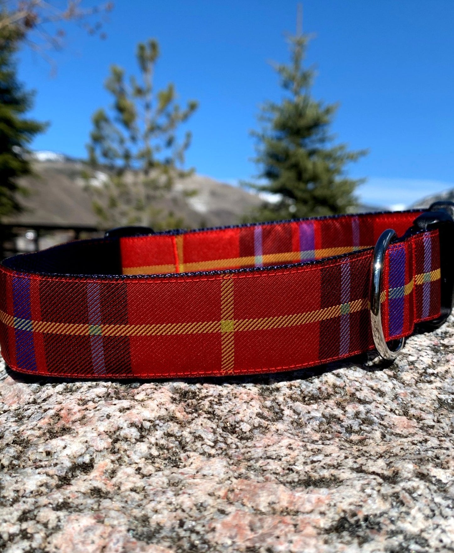 Kady's Kollars Dog Collars Large/XL Red Plaid